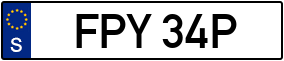 Truck License Plate